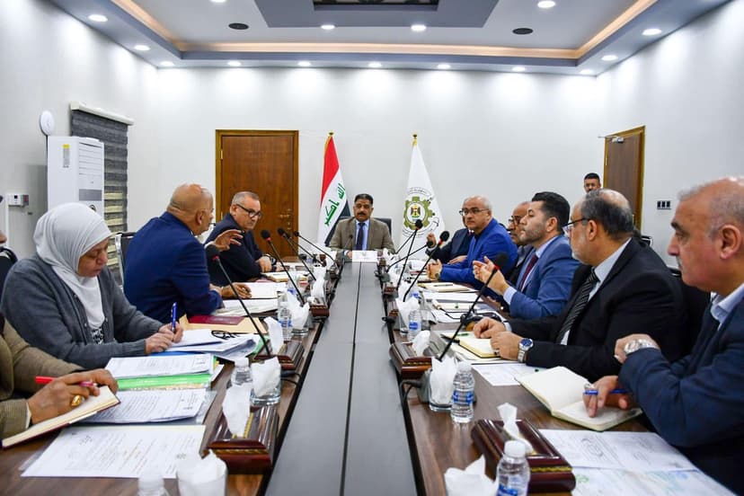 رئيس هيأة التصنيع الحربي يتراس الاجتماع الدوري لمجلس إدارة الهياة