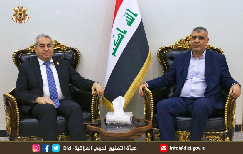 رئيس هيأة التصنيع الحربي يستقبل الأمين العام لمجلس النواب