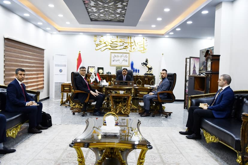 رئيس هيأة التصنيع الحربي يستقبل الملحق العسكري التركي ويبحث معه سبل التعاون المشترك.
