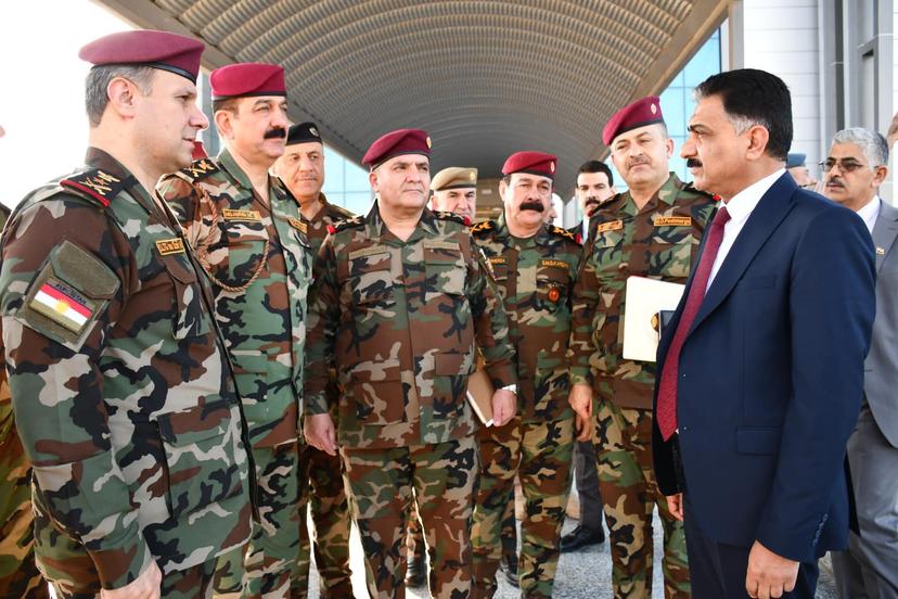 رئيس هيأة التصنيع الحربي يستقبل مسؤولاً رفيع المستوى في وزارة الداخلية ووفدا رسمياً رفيع المستوى من اقليم كردستان العراق