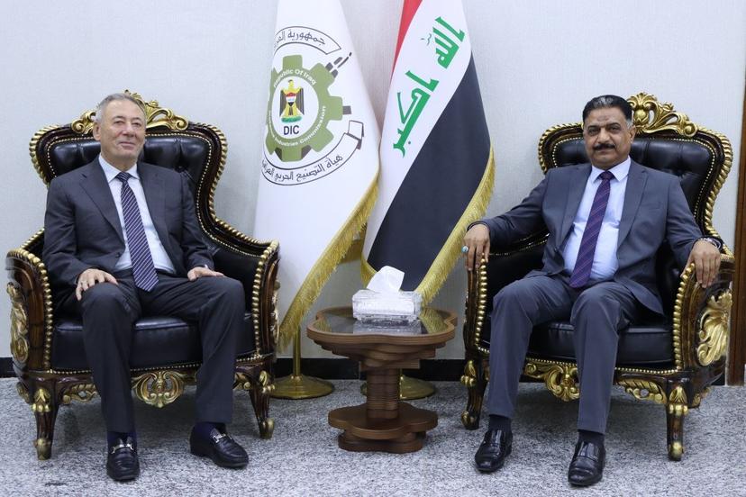 رئيس هيأة التصنيع الحربي يستقبل السفير الأردني والوفد المرافق له ويبحثان أُطر التعاون المشترك