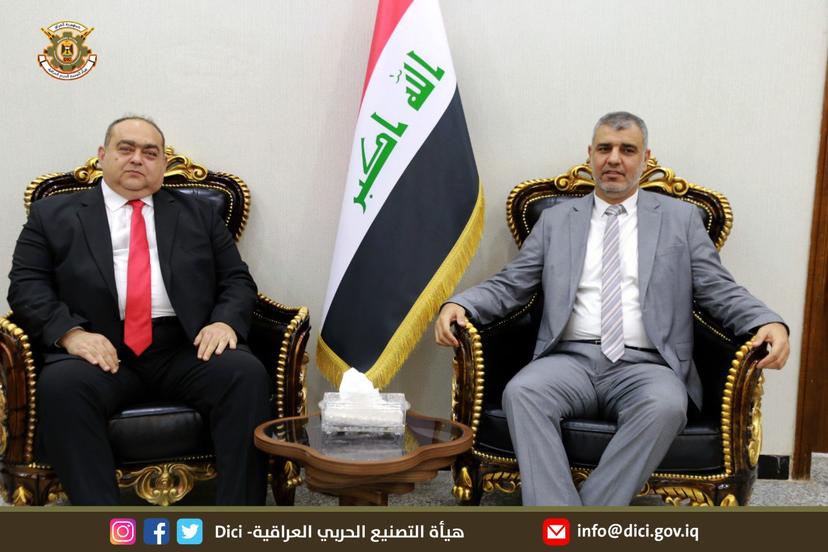 رئيس هيأة التصنيع الحربي يستقبل السفير الروماني