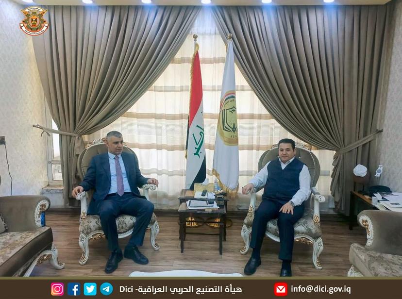 رئيس هيأة التصنيع يلتقي مستشار الامن القومي