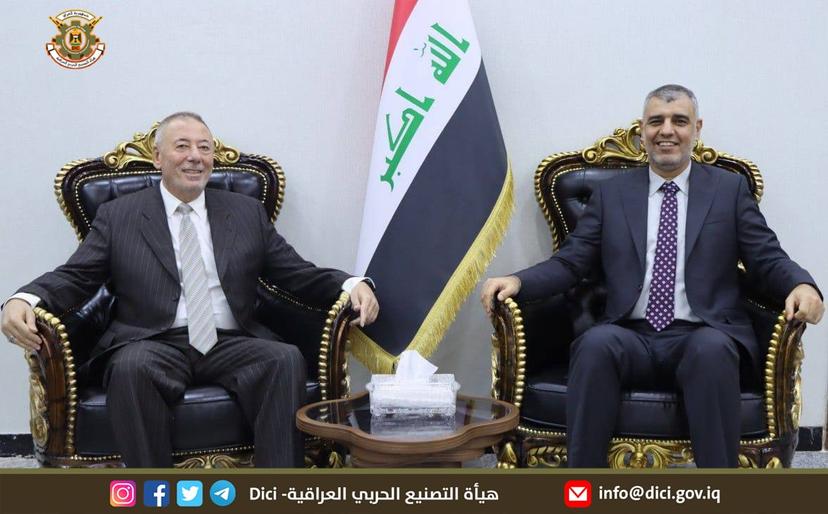 رئيس هيأة التصنيع الحربي يستقبل السفير الأردني