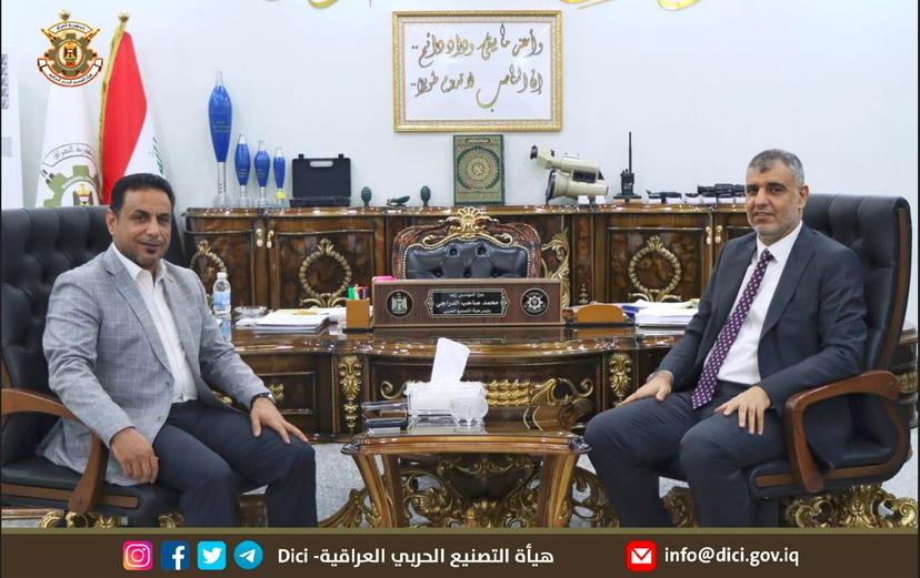 رئيس هيأة التصنيع يستقبل وكيل وزارة الهجرة والمهجرين