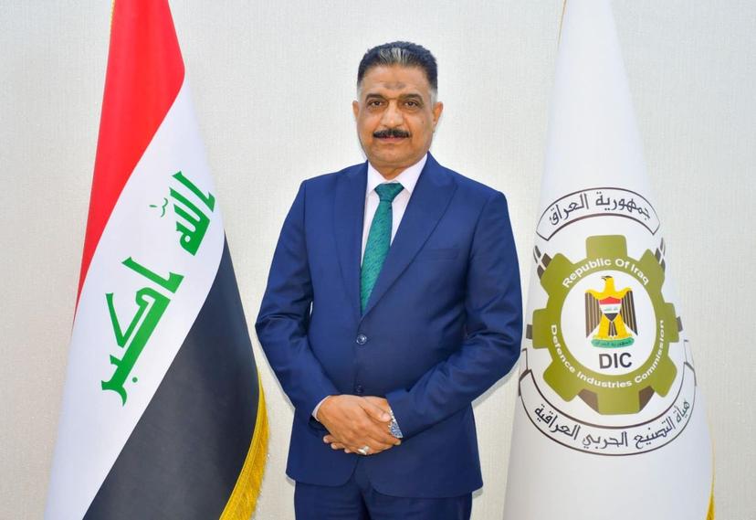 تهنئة رئيس هيأة التصنيع الحربي مصطفى عاتي حسن بمناسبة عيد الجيش العراقي