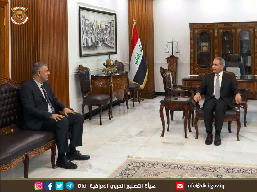 رئيس هيأة التصنيع الحربي يزور مجلس القضاء الأعلى