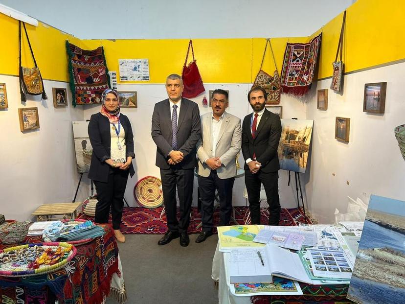 رئيس هيأة التصنيع الحربي يزور معرض بغداد الدولي ويشدد على ضرورة دعم الصناعة الوطنية