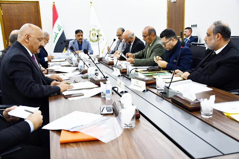 رئيس هيأة التصنيع الحربي يتراس الاجتماع الدوري لمجلس إدارة الهياة