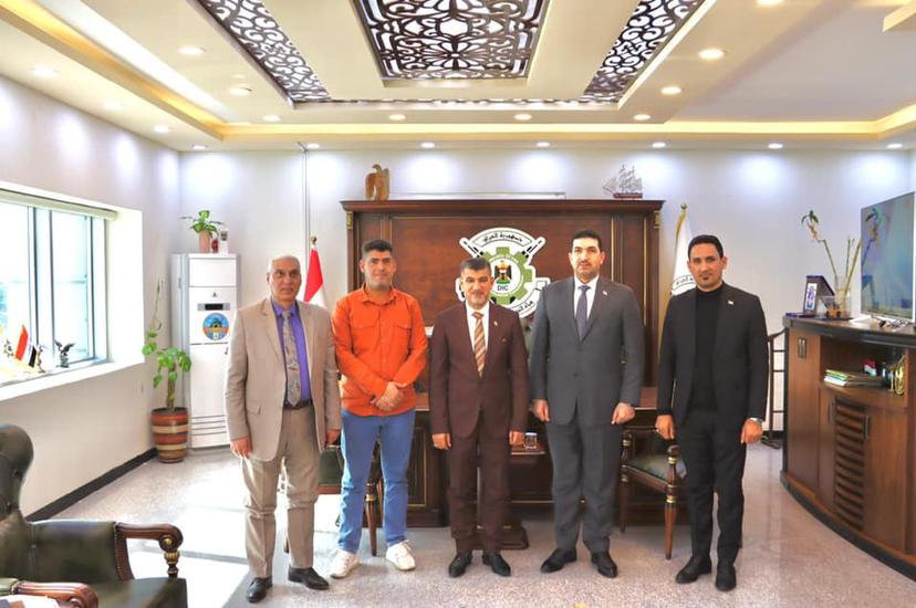 نائب رئيس هيأة التصنيع الحربي يستقبل النائب سالم الغراوي والاخير يبدي دعمه للمؤسسة الحربية
